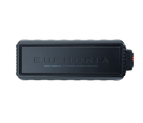 Euphoria EMA-1200.4 : Marine 4-channel Class D amplifier includes matched wire harness