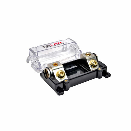 DB Link NANLFH04X : Single O GA. Nickel ANL Fuse Holder