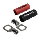 DB Link MKMRT0 : 0 Ga.Tinned Terminal with 4/blister+giftbox with 2RED/2BLACK heat shrink 5/16"