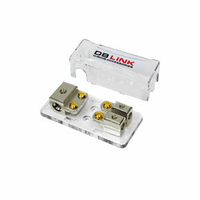 DB Link MANLFB428X : Mini ANL Fuse Block 4 GA. in(2) - 8 GA. Out