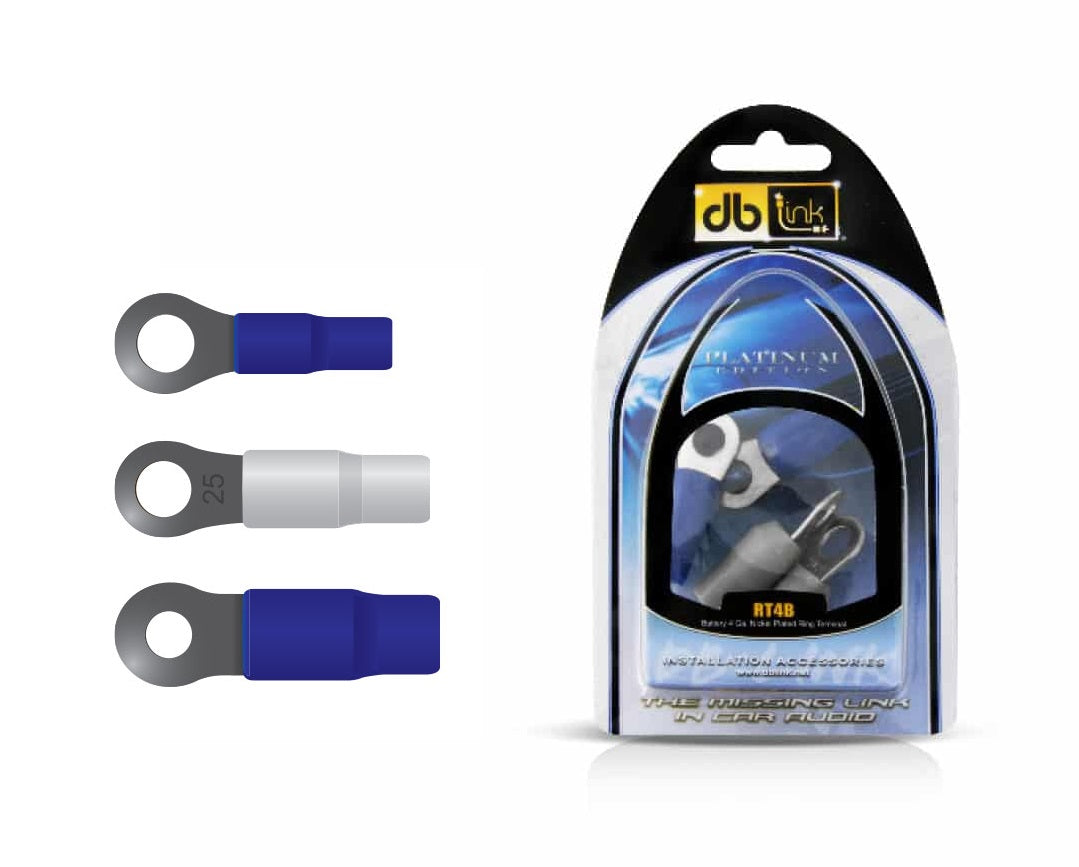 DB Link RT8B : 8 GA. 5/16in Nickel Ring Terminal