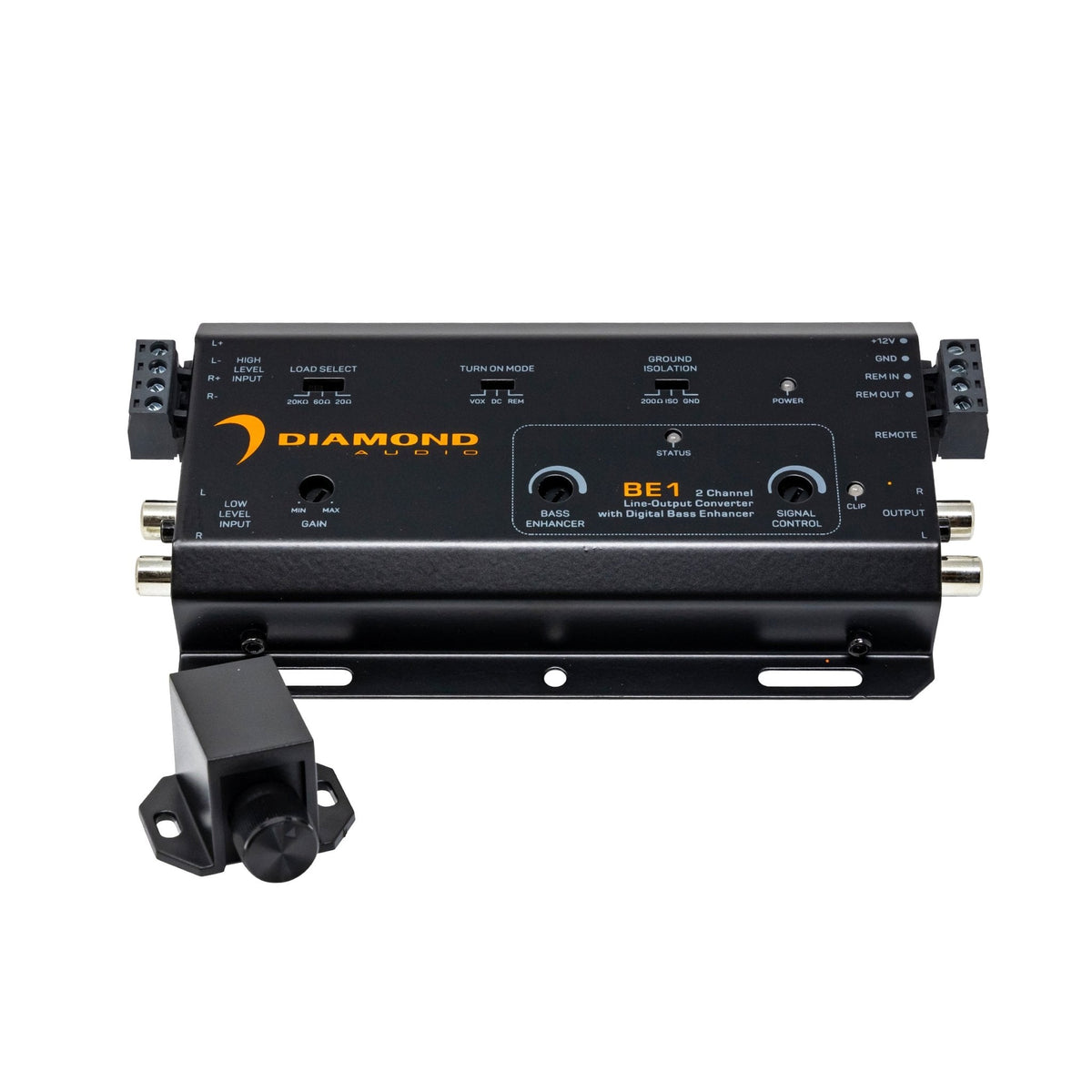 Diamond Audio 2-Channel LOC Series Line-Output Converter W/Digital Bass Enhancer - BE1