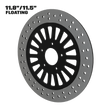 Big Fatty 11" floating rotor in black