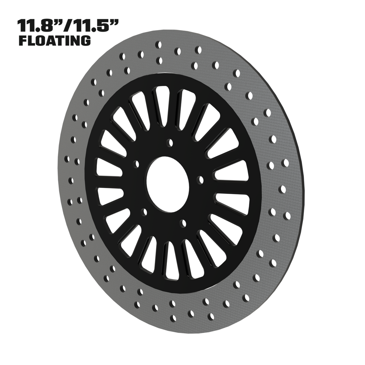Big Fatty 11" floating rotor in black