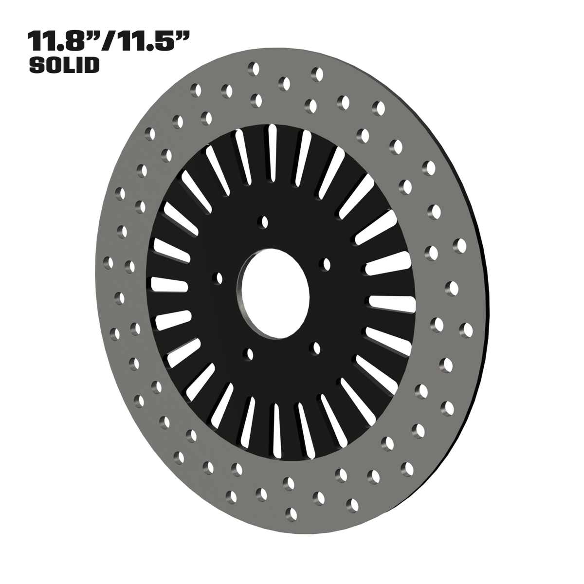 Big Fatty 11" solid rotor in black