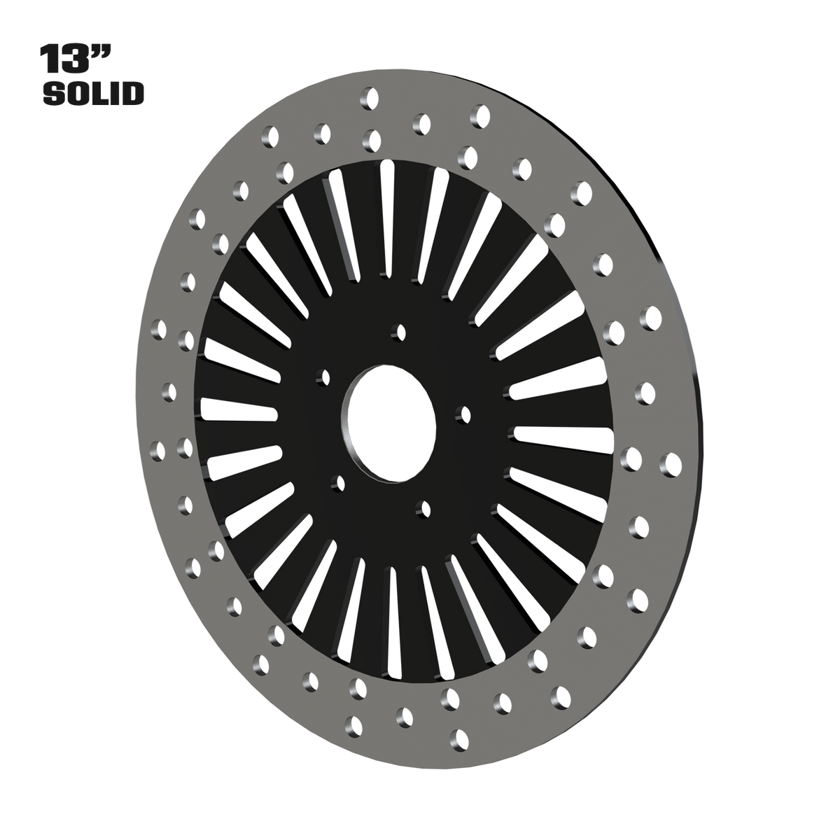 Big Fatty 13" solid rotor in black