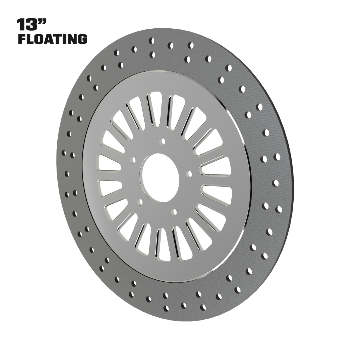 Big Fatty 11" floating rotor in polished