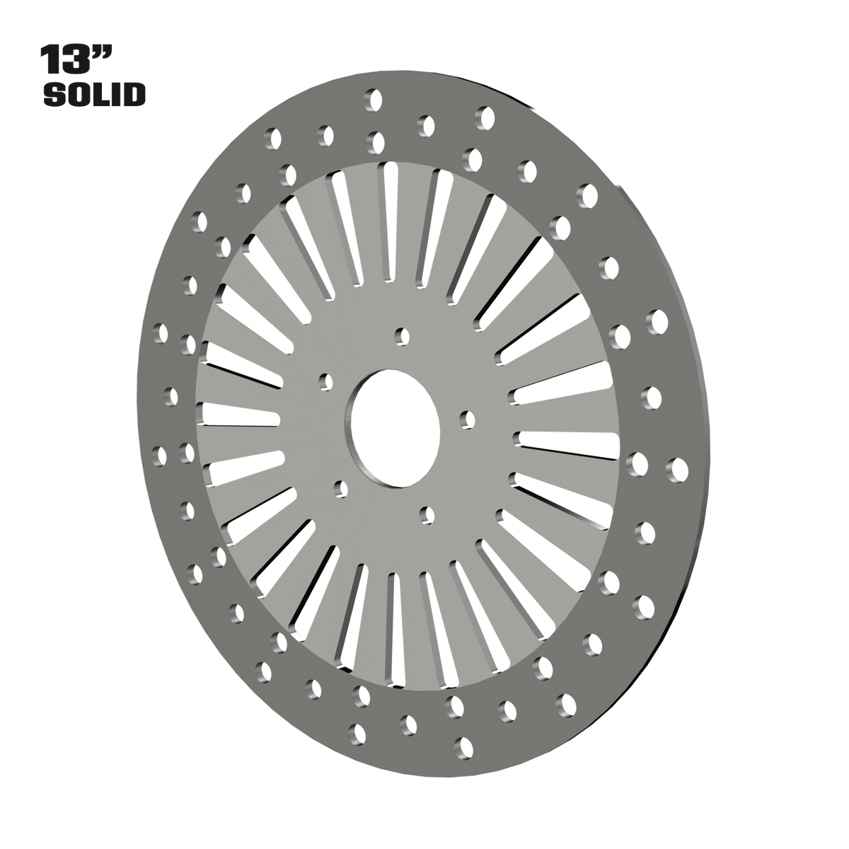 Big Fatty 13" solid rotor in polished