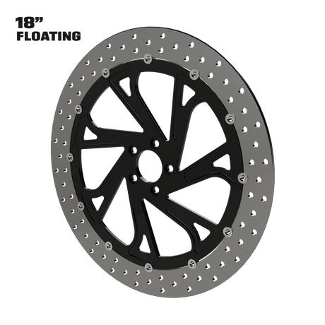 Blade Runner 18" floating rotor in black
