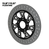 Blade Runner 11" floating rotor in black double cut