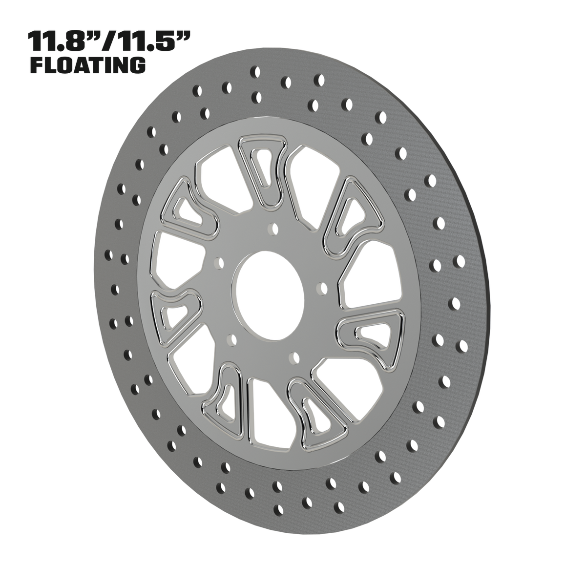 Blade Runner 11" floating rotor in polished