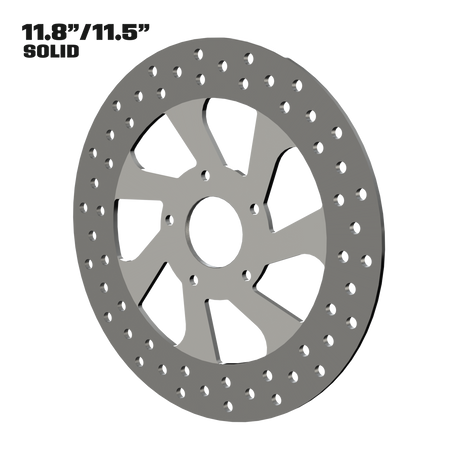Blade Runner 11" solid rotor in polished