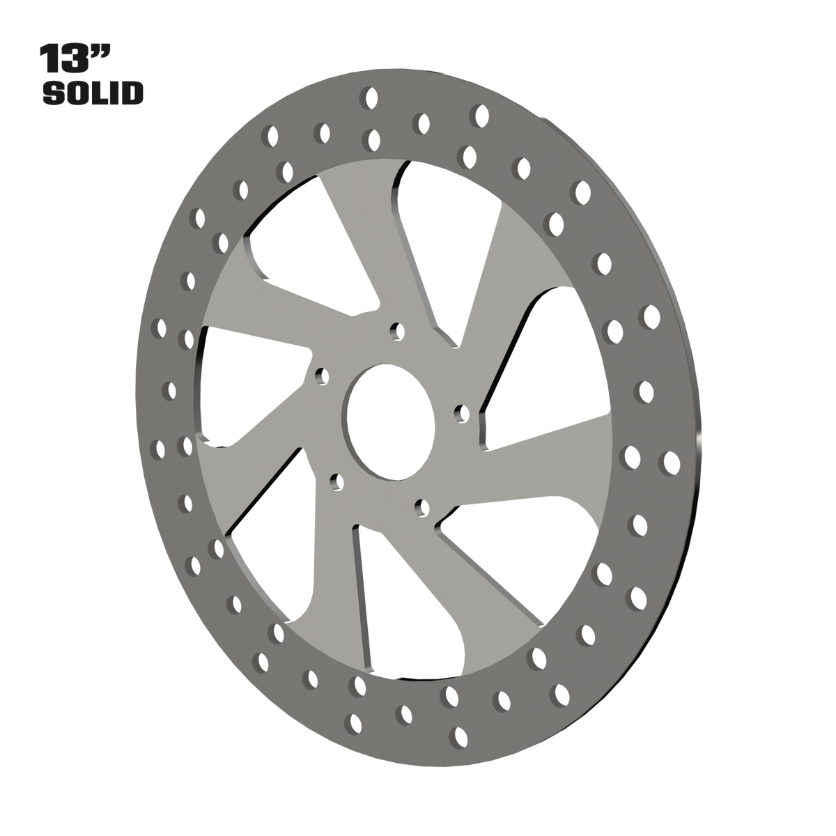 Blade Runner 13" solid rotor in polished