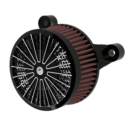 Big Fatty Air Cleaner in black double cut