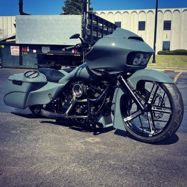 PS.01 Harley Touring Black Double Cut Wheels