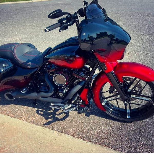 PS.01 Harley Touring Black Double Cut Wheels