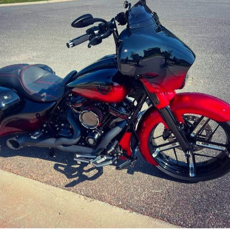 PS.01 Harley Touring Black Double Cut Wheels