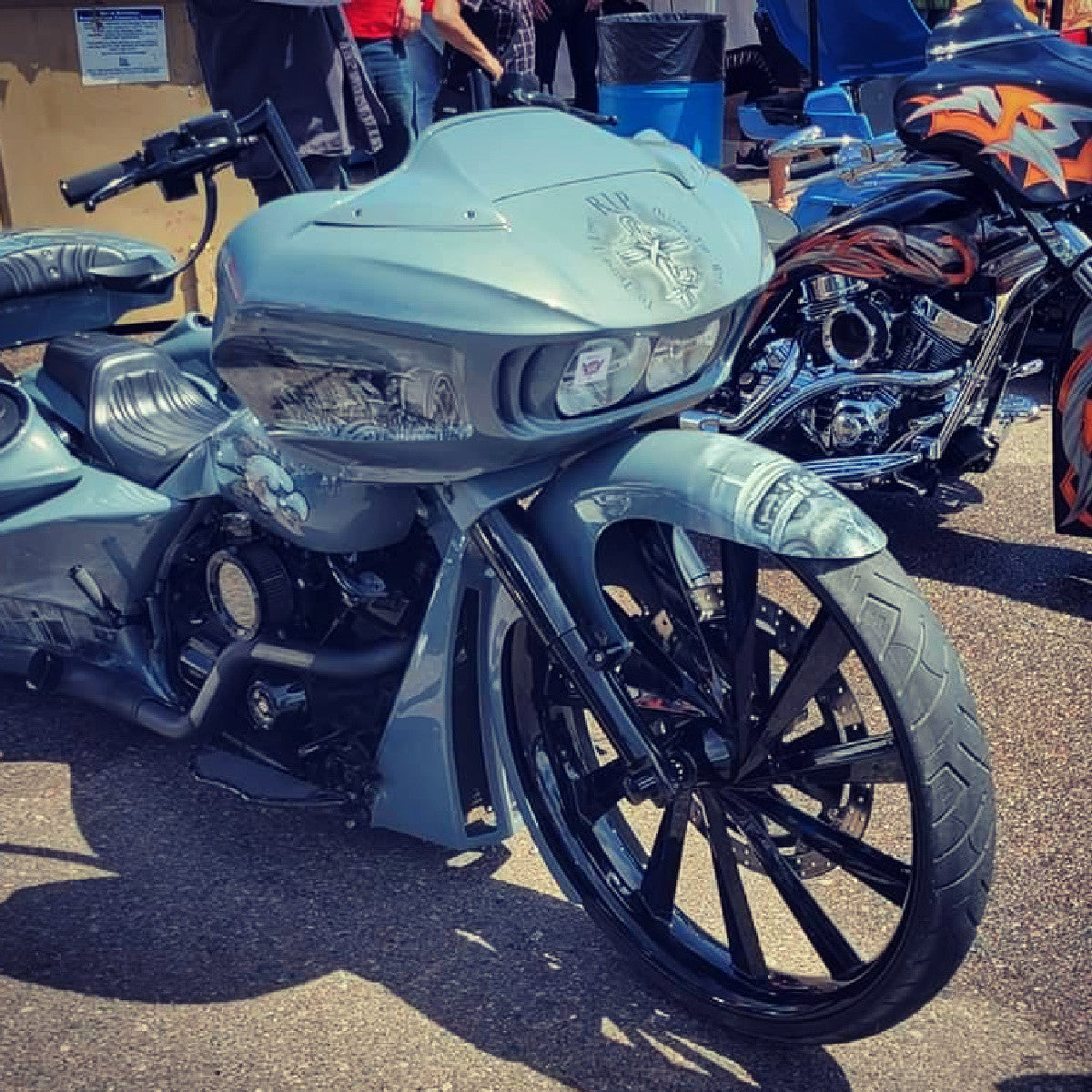 Maverick Harley Softail | Dyna | Sportster Black Wheels