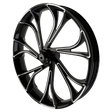 Blade Runner 3D Harley Black Double Cut Wheels