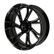 Blade Runner Harley Trike Black Double Cut Wheels