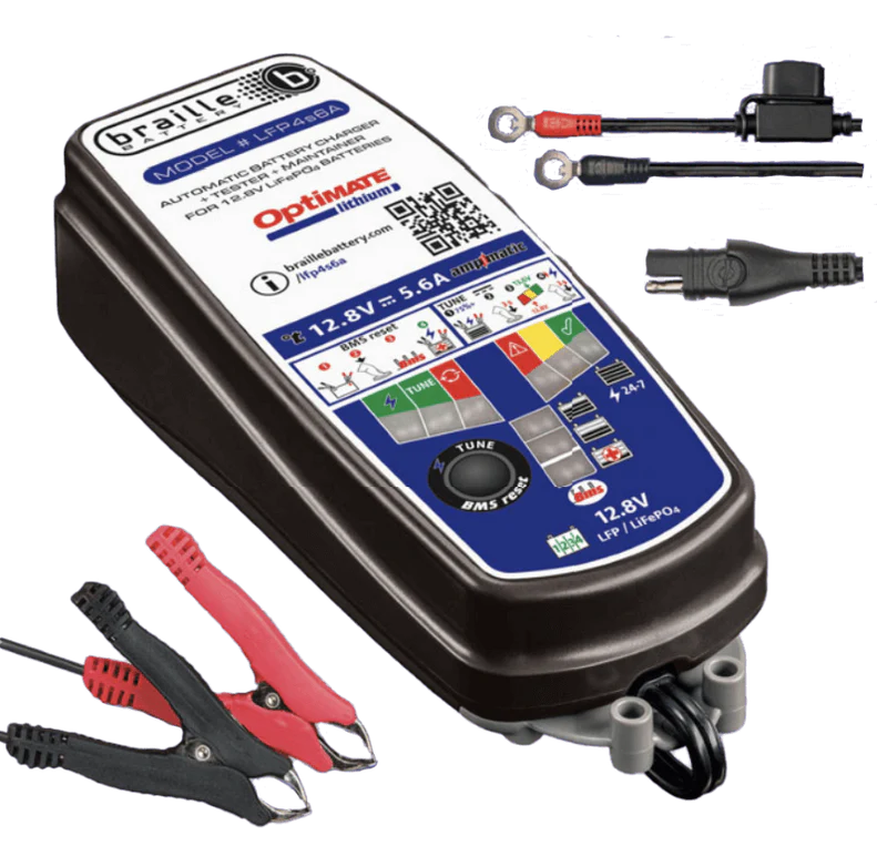 Braille Lithium Battery Charger 12 Volt TM393