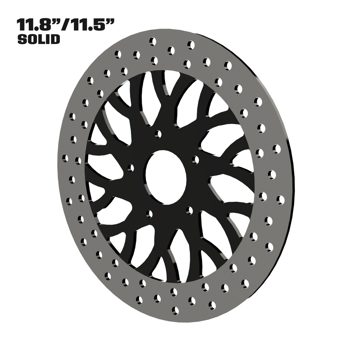 Castalia 11" Solid Rotor in Black