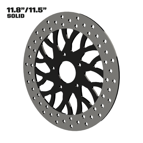 Castalia 11" Solid Rotor in Black