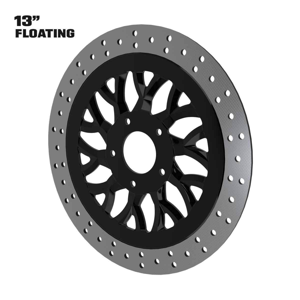 Castalia 13" Floating Rotor in Black