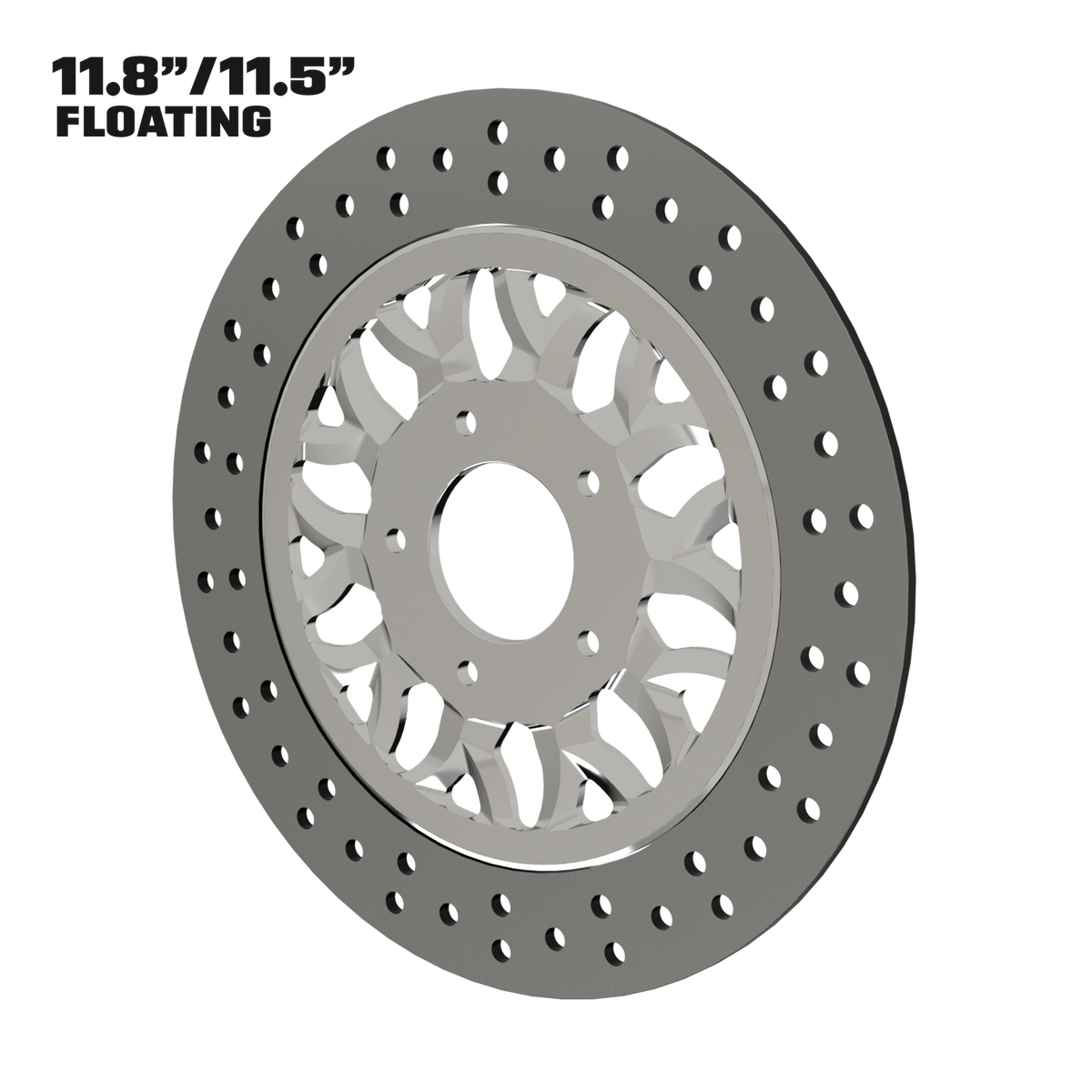 Castalia 11" Floating Rotor in Polished