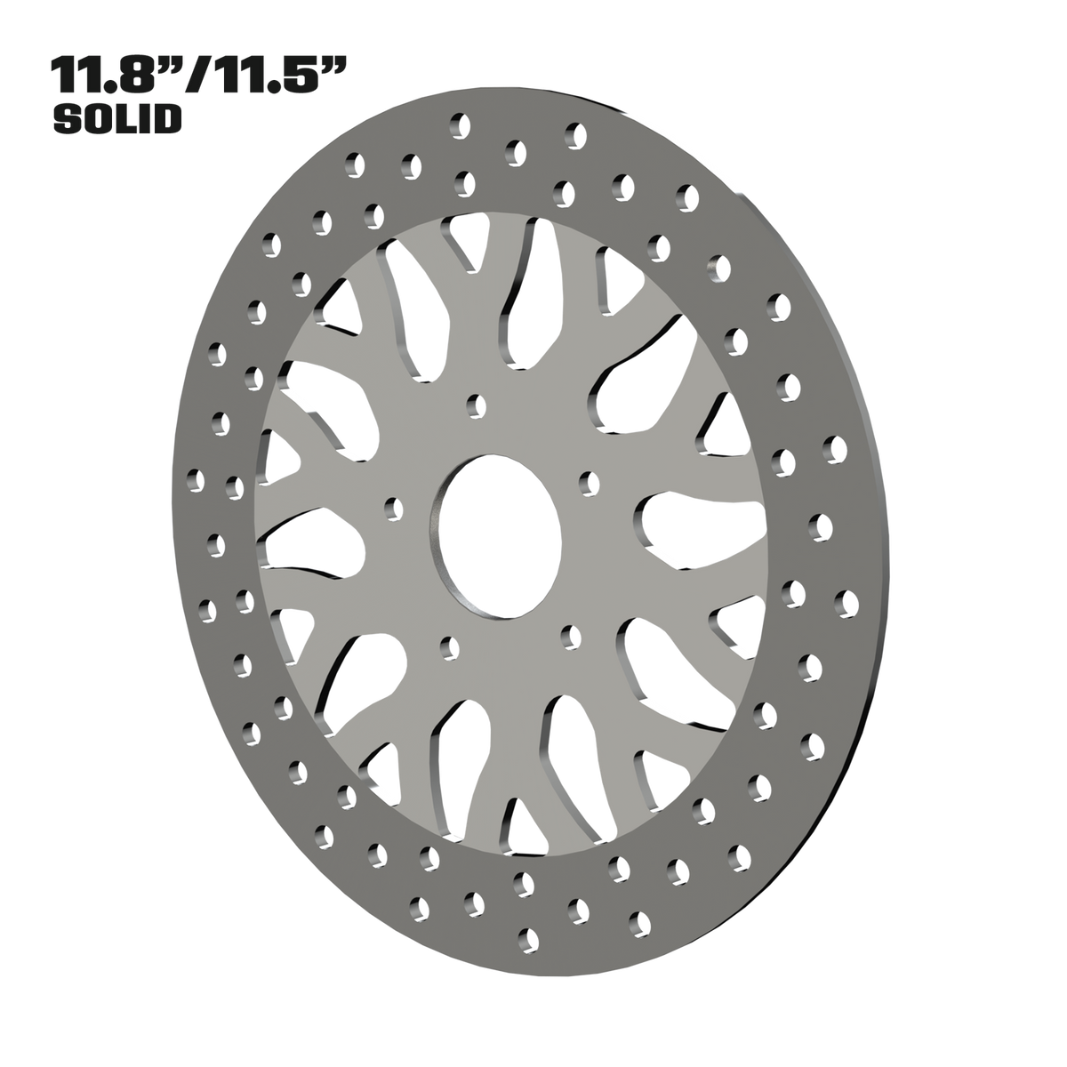 Castalia 11" Solid Rotor in Polished
