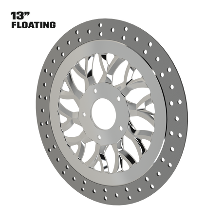 Castalia 13" Floating Rotor in Polished