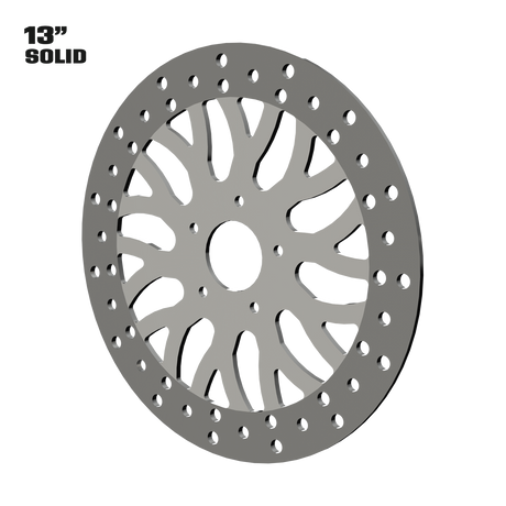 Castalia 13" Solid Rotor in Polished