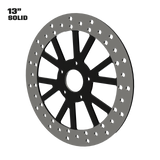 Centerfold 13" solid rotor in black