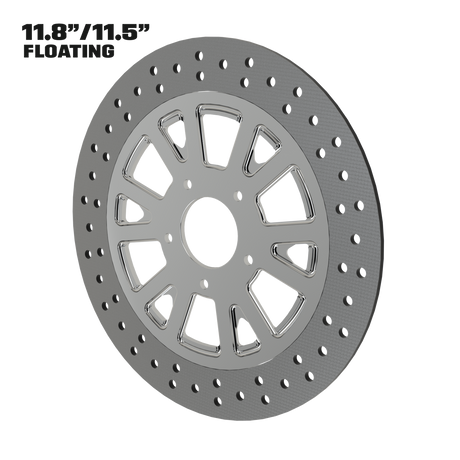 Centerfold 11" floating rotor in polished