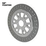 Centerfold 13" floating rotor in polished