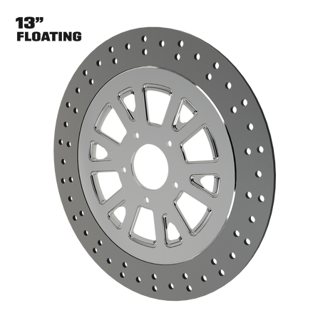 Centerfold 13" floating rotor in polished
