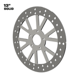 Centerfold 13" solid rotor in polished
