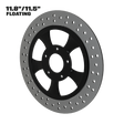 Classic 11" floating rotor in black