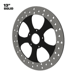 Classic 13" solid rotor in black