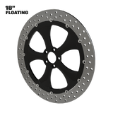 Classic 18" floating rotor in black