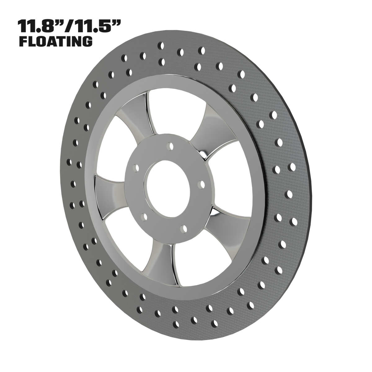 Classic 11" floating rotor in polished
