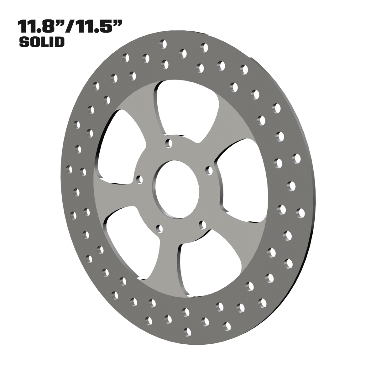 Classic 11" solid rotor in polished