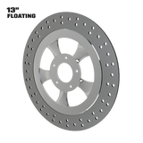 Classic 13" floating rotor in polished
