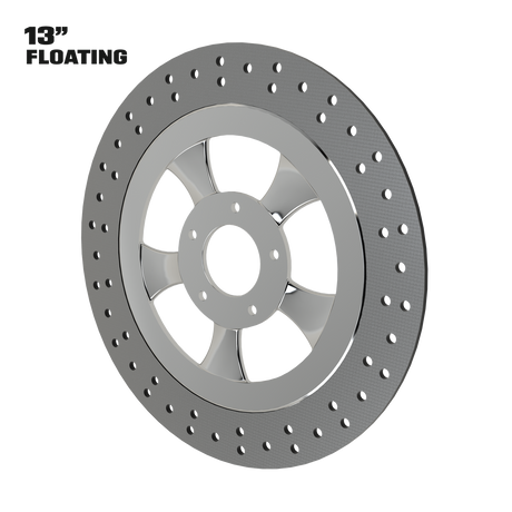 Classic 13" floating rotor in polished