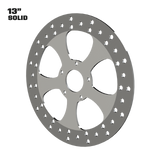 Classic 13" solid rotor in polished