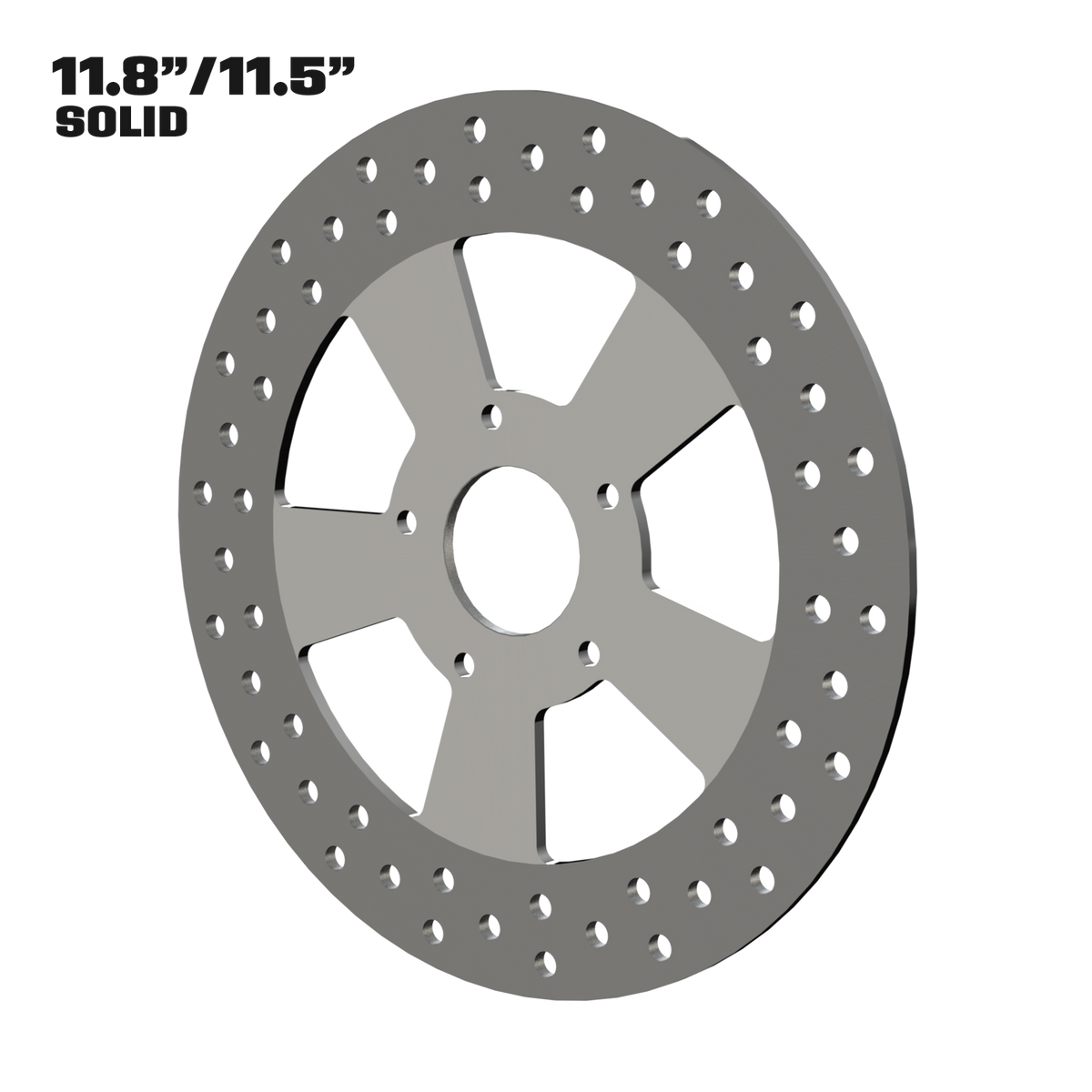 Contraband 11" solid rotor in polished