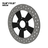 Contraband 11" solid rotor in black