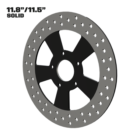 Contraband 11" solid rotor in black