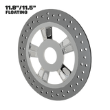Contraband 11" floating rotor in polished