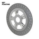 Contraband 13" floating rotor in polished